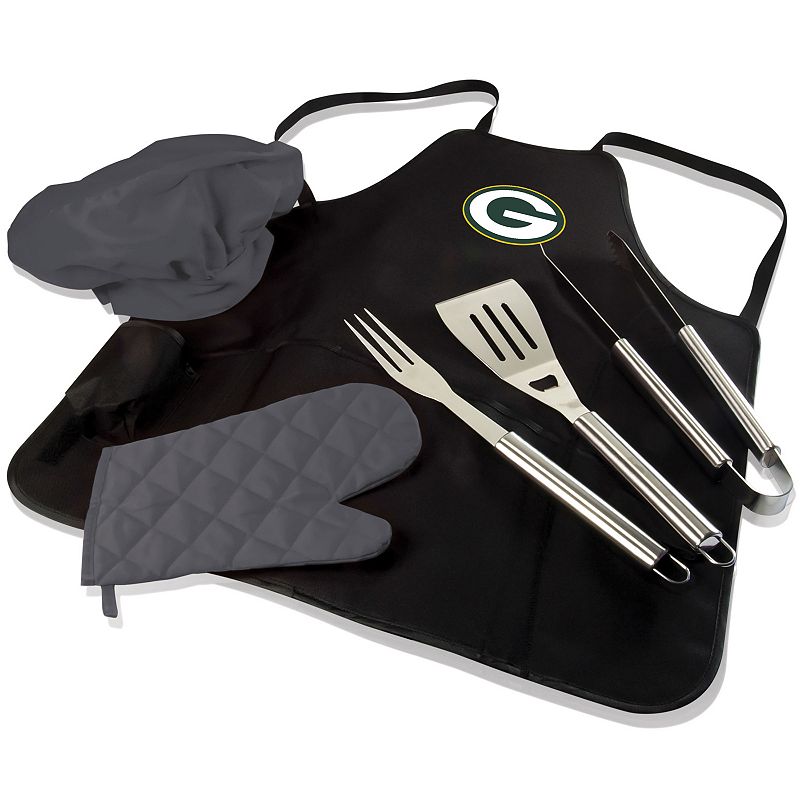 Picnic Time Green Bay Packers BBQ Apron and Tote