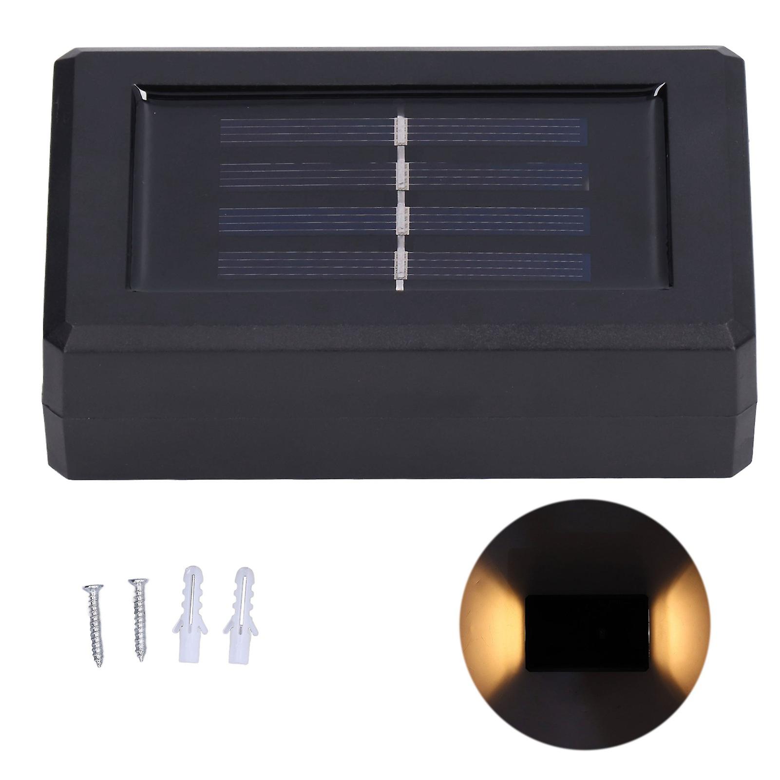 Wall Light Solar Charging Photosensitive Control Waterproof Up Down Wall Lamp For Garden Balcony Courtyard