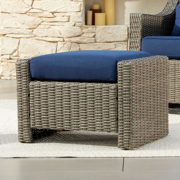 Murphy Outdoor Wicker Patio Furniture Swivel Glider Chair