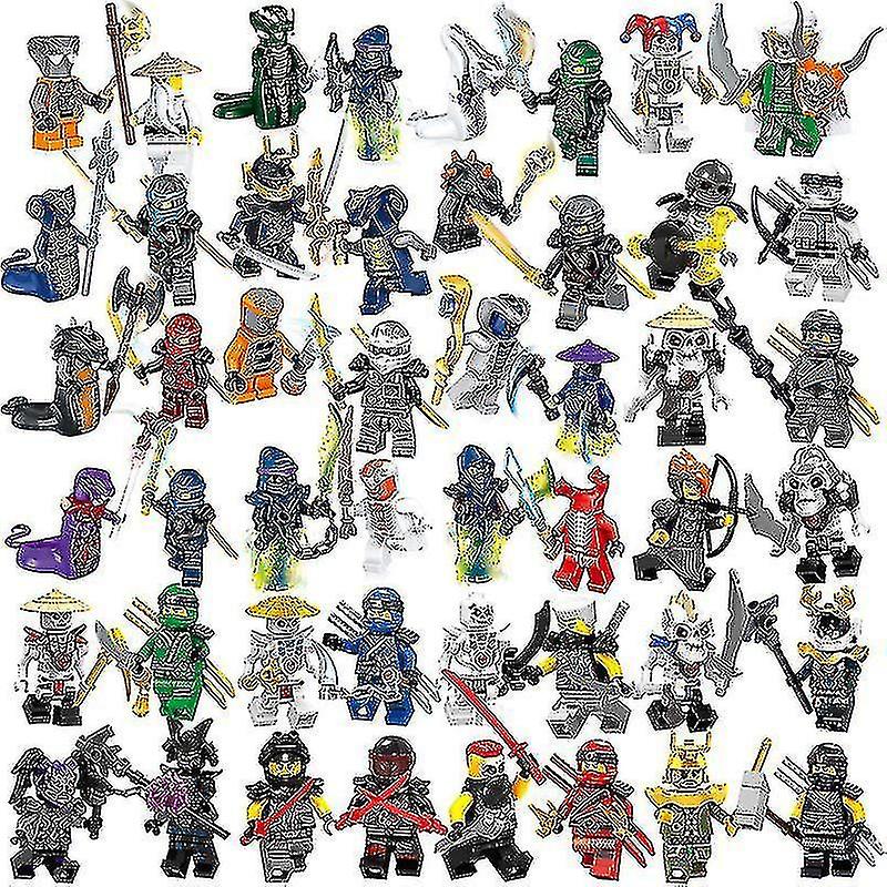 36 Phantom Ninja Characters Collection With Weapon Children Assembled Building Block Minifigure Toys