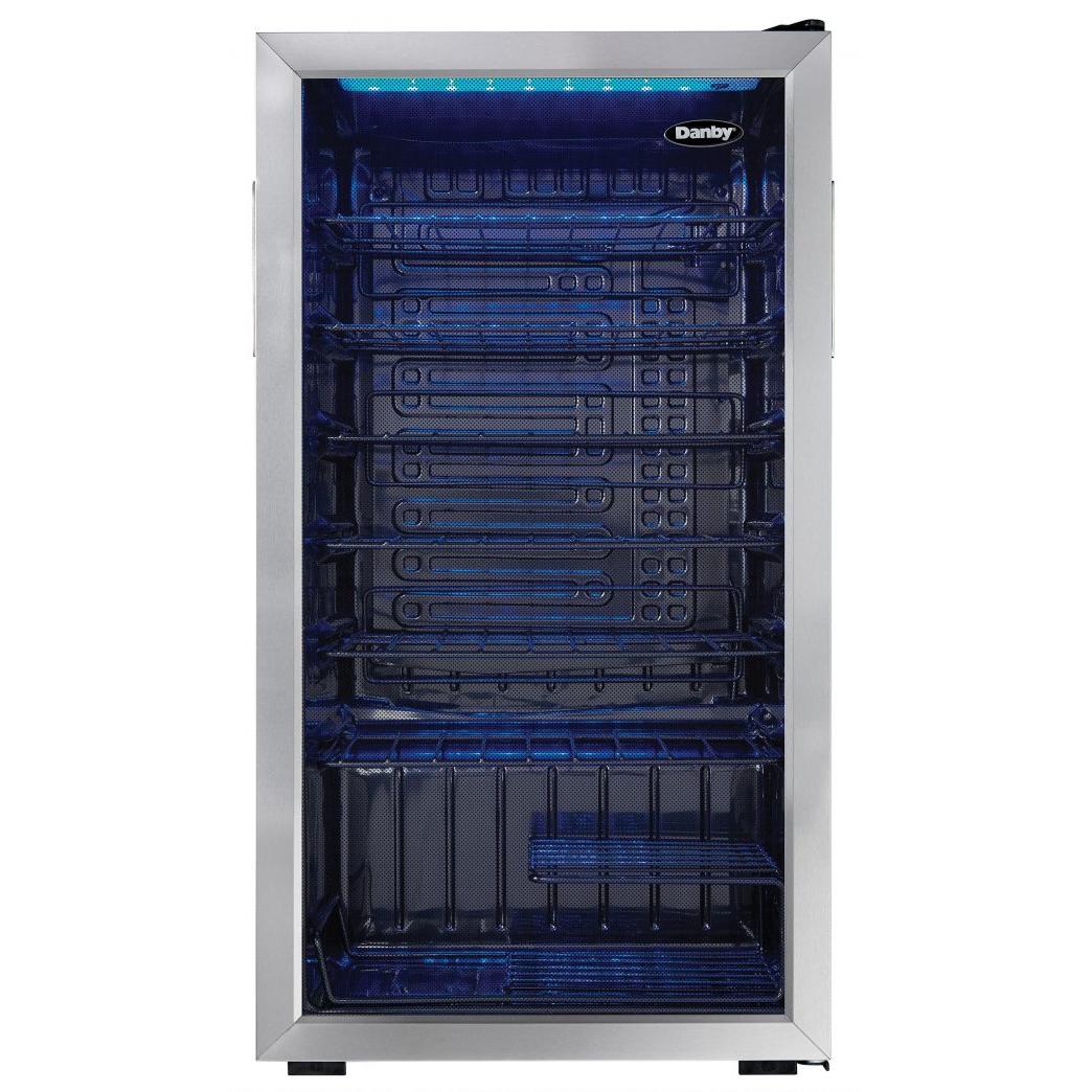 Danby 36-Bottle Freestanding Wine Cooler with LED Lighting DWC036A1BSSDB-6