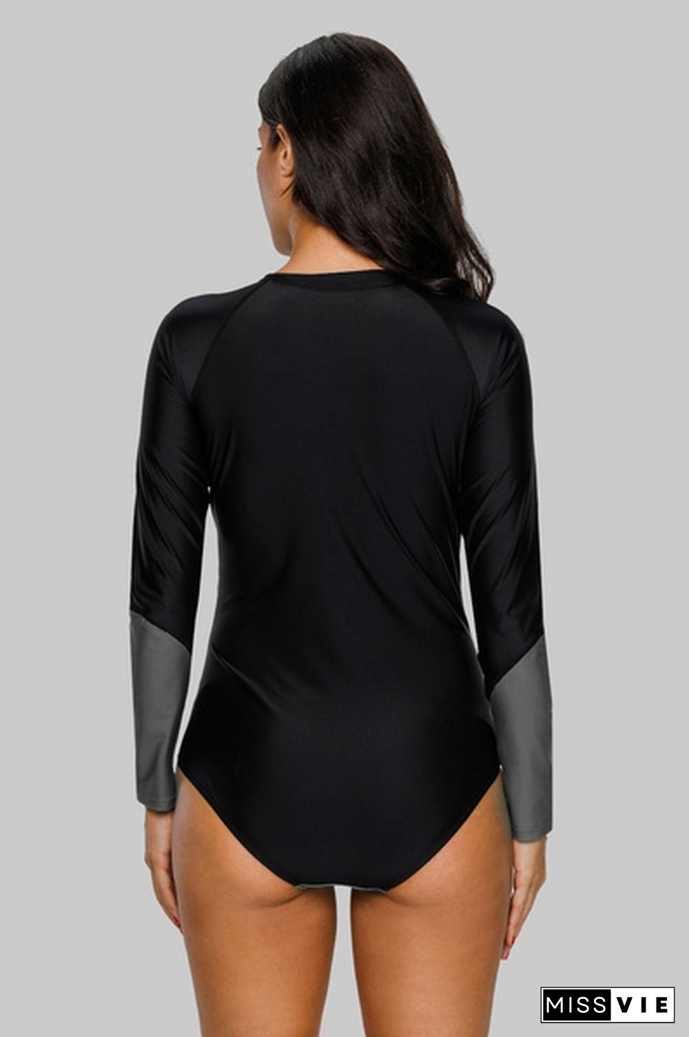 Charmleaks Women Long Sleeve Rashguard One-piece Swimsuit Swimwear Surfing Top Rash Guard UPF50+ Running Biking Shirt Plus Size