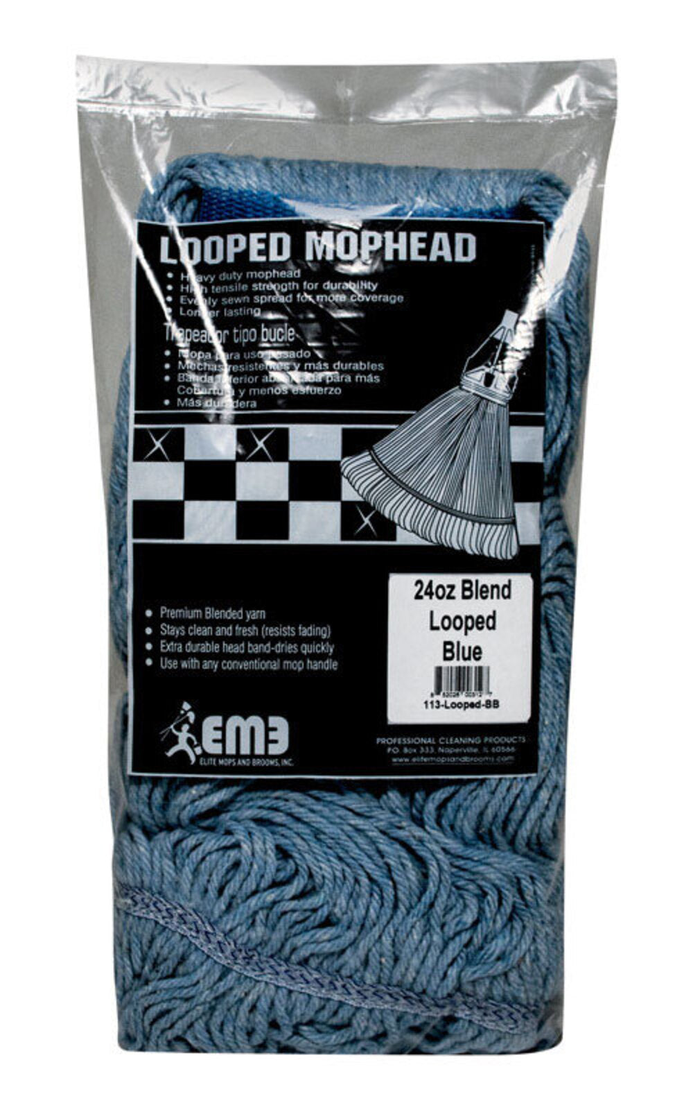 LOOPED MOPHEAD LG BLUE