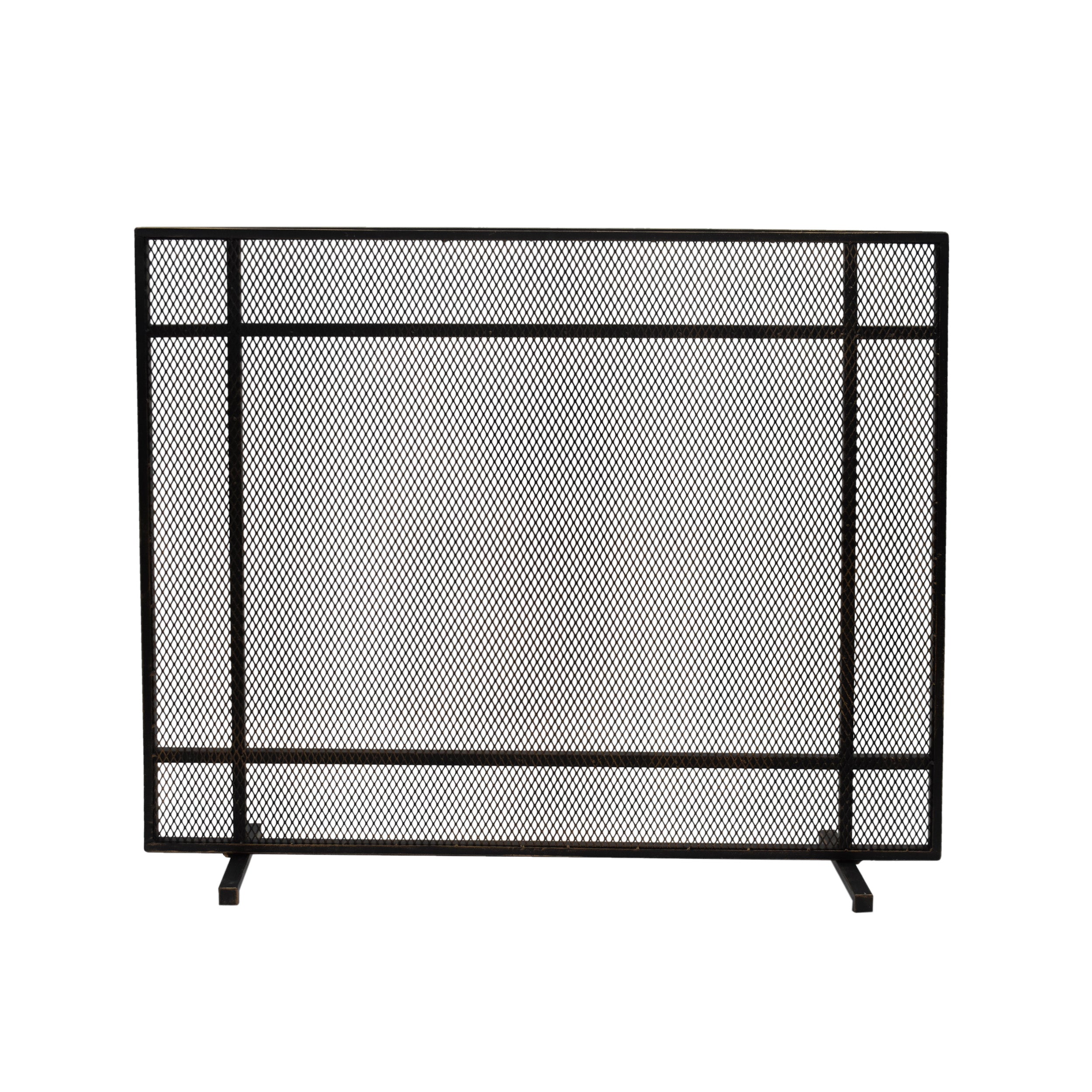 Markus Modern Single Panel Iron Firescreen