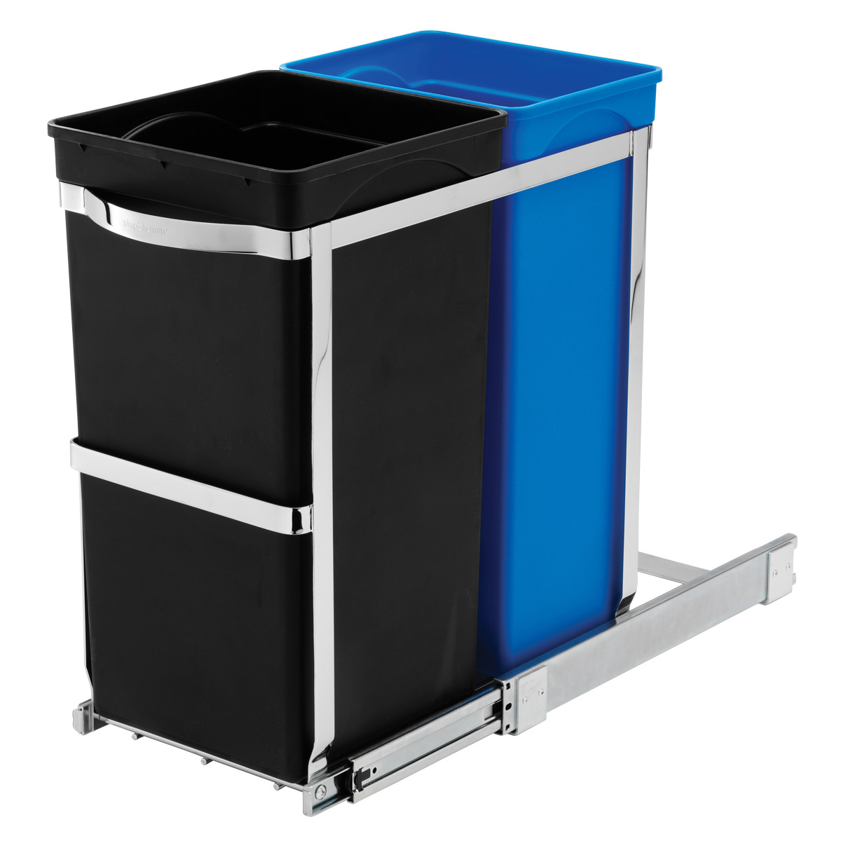 simplehuman 92 gal 2Bin PullOut Recycle Bin