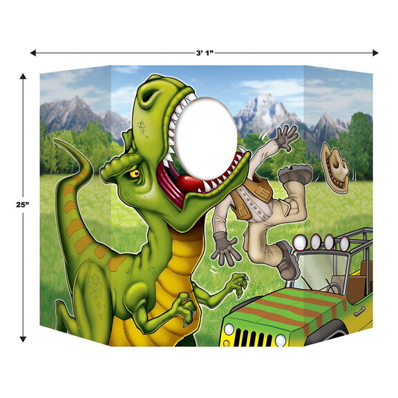 Beistle 59642 Dinosaur Photo Prop  3' 1 x 25