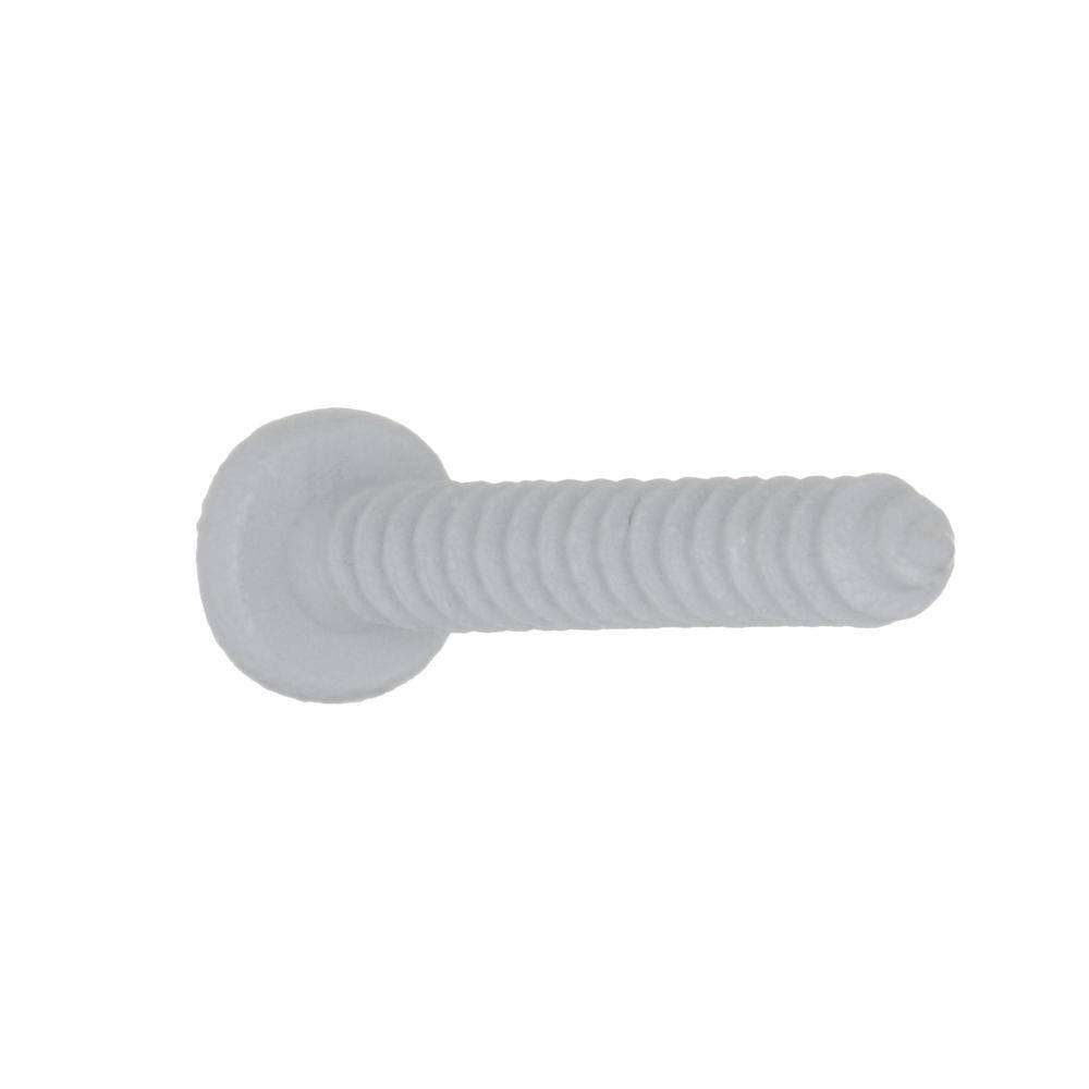 Everbilt #7 x 1-14 in. and #7 x 12 in. White Shelf Bracket Screw Kit (12-Pack) 14844