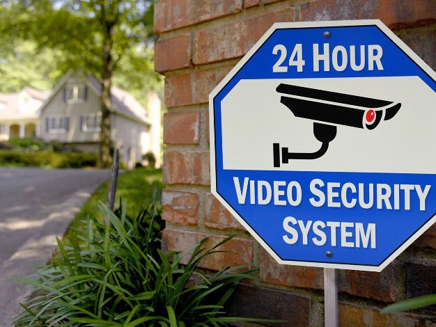 Bigtime Signs 12 x27 x27 X 12 x27 x27 Aluminum Surveillance Sign