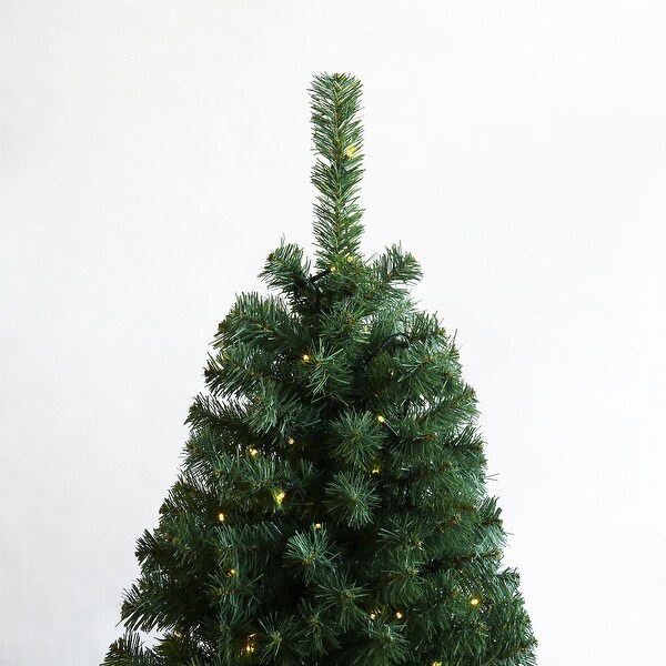 Prelit Tree 6ft Artificial Christmas Tree with Foldable Stand