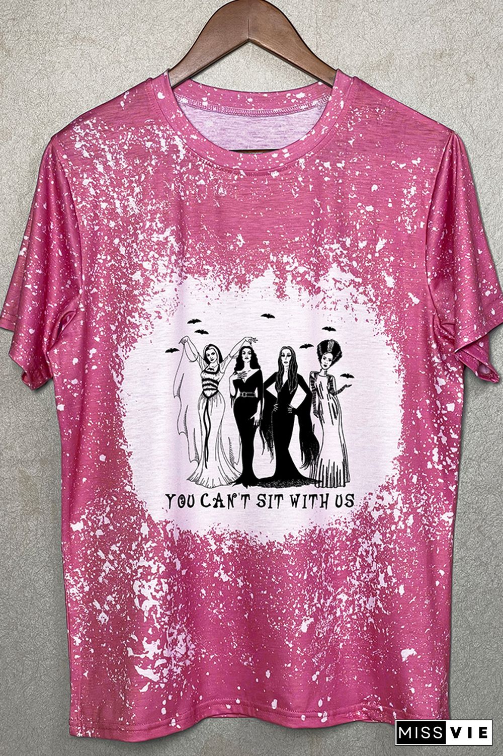 Queens of Halloween - you can't sit with us crewneck Graphic Tee Wholesale