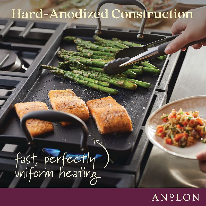 Anolon Advanced Home 10 x 18 Double Burner Griddle