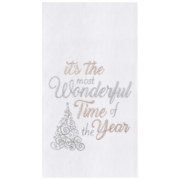 C amp f Home It x27 s The Most Wonderful Time Of Year Flour Sack Kitchen Towel