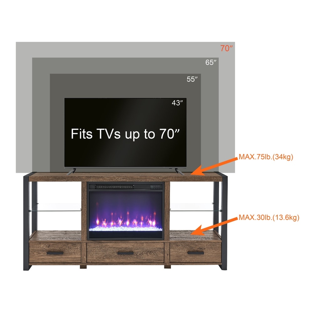 Fireplace TV Stand for 70\