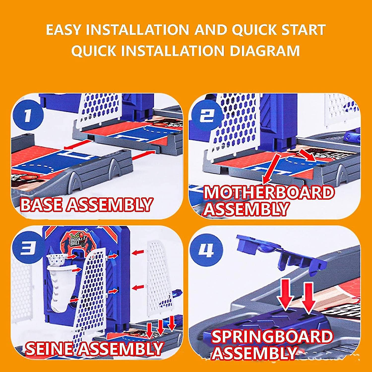 Arcade Basketball Game 2-player Tabletop Finger Shooting Basketball Game