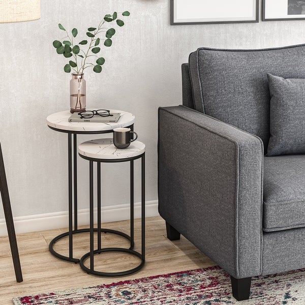 CorLiving Fort Worth Nesting Side Table