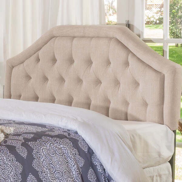 Angelica Adjustable Full/ Queen Tufted Headboard by Christopher Knight Home - - 8603627