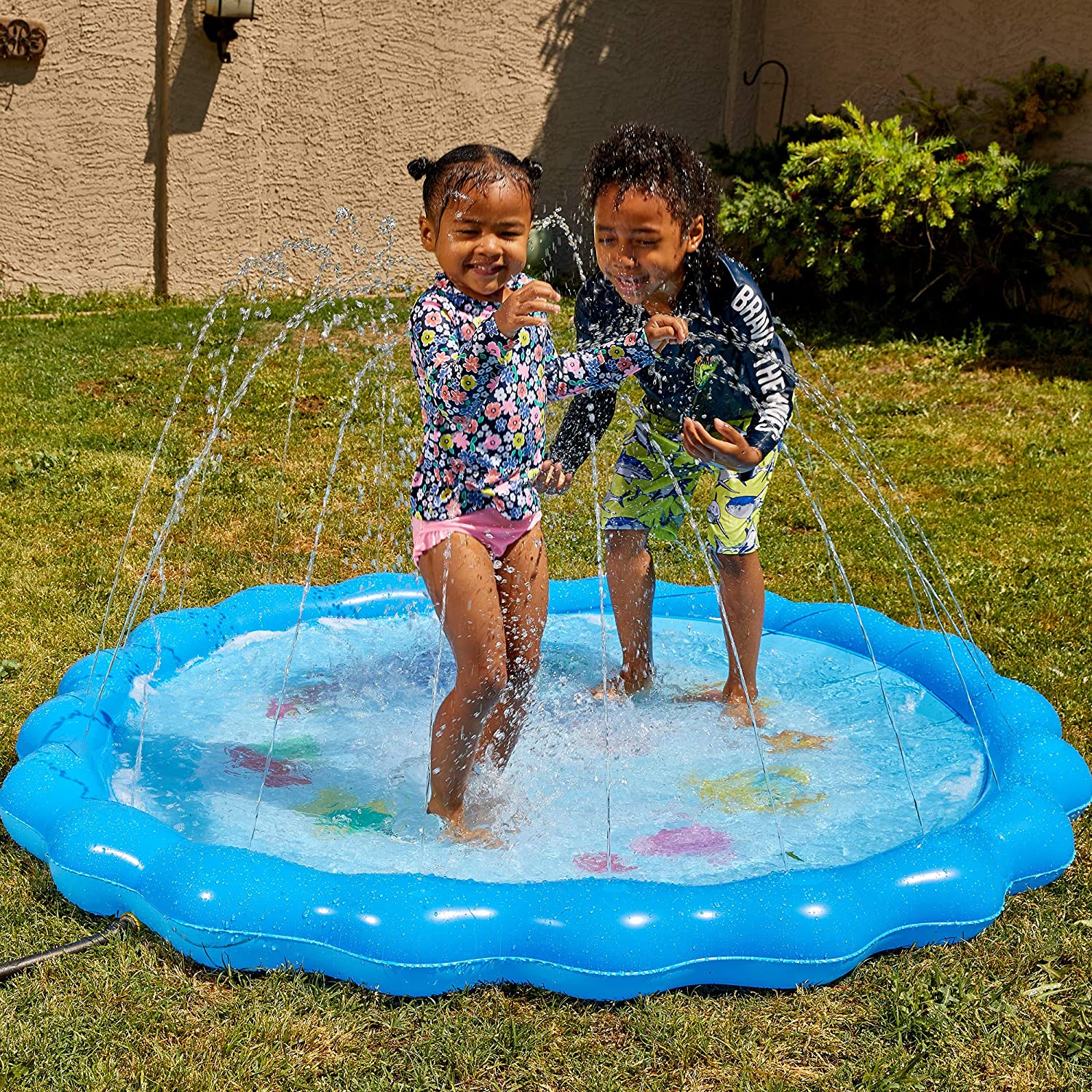 Clearance - Square and Round Inflatable Sprinkler Mat, 68