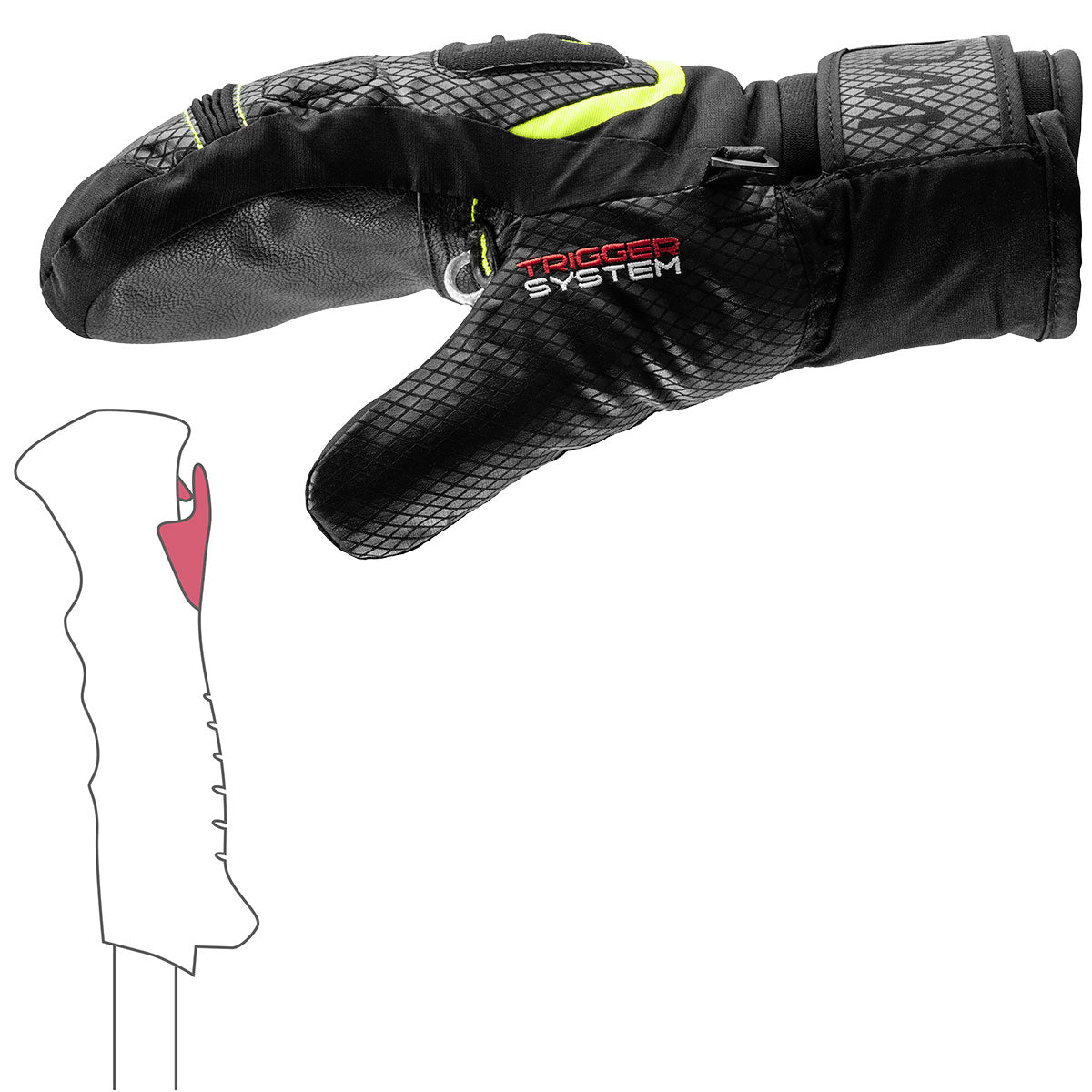 Leki JR WCR Team 3D Mitts