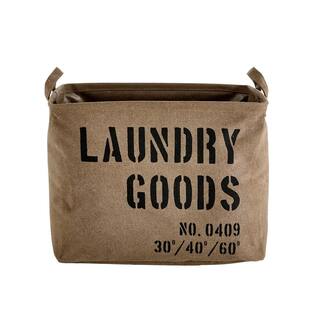 DANYA B Army Canvas Laundry Basket LY117