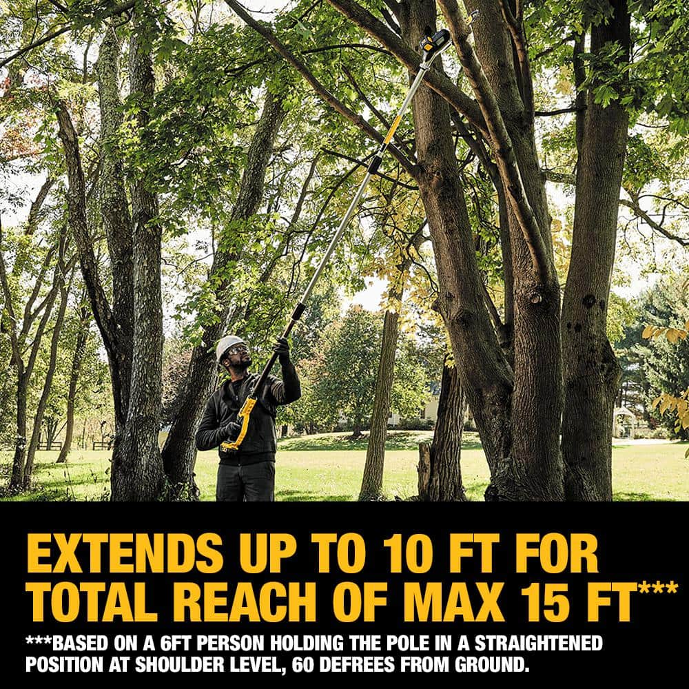 DEWALT 20V MAX 8in Cordless Battery Powered Pole Saw Tool Only