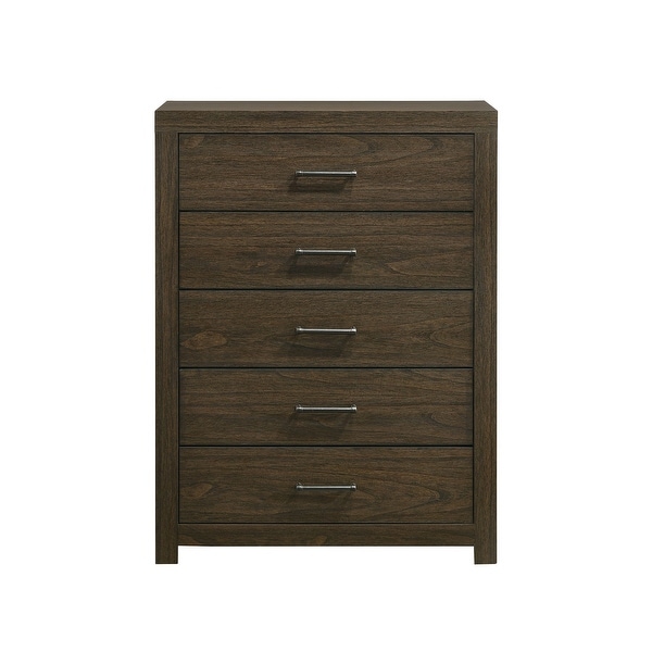 Picket House Furnishings Hendrix 5-Drawer Chest in Walnut - - 32362326