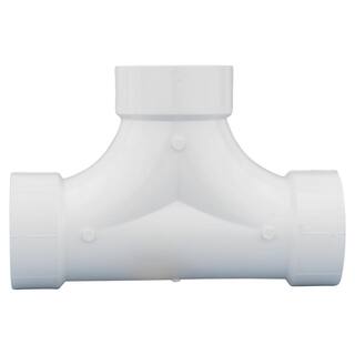 Charlotte Pipe 4 in. DWV PVC Two-Way Cleanout PVC004480800HD