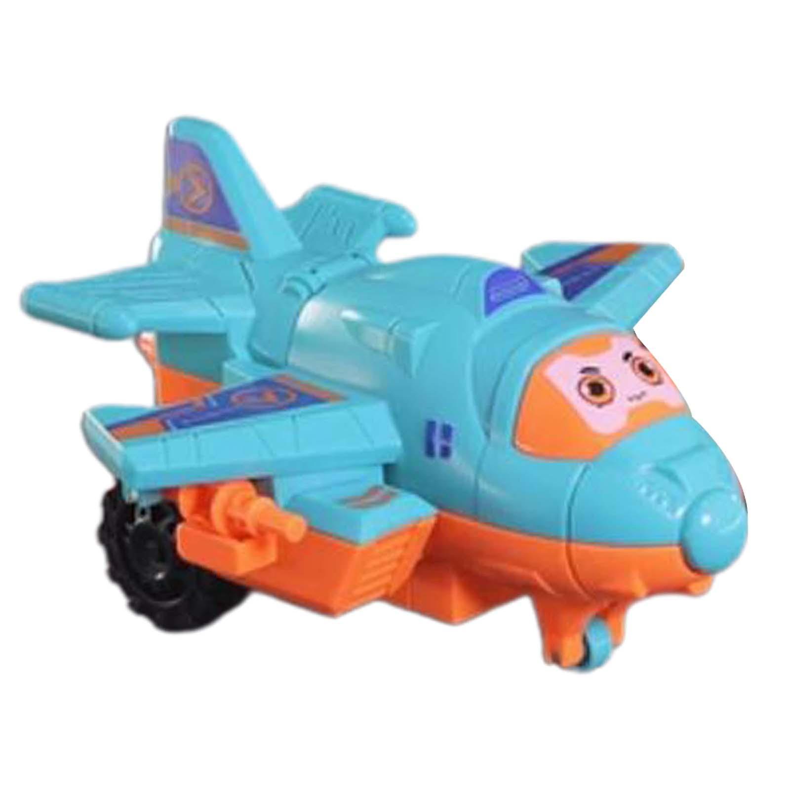 Deformation Robot Vechile Toys Transformable For Party Toy Travel Boys Girls Blue Plane