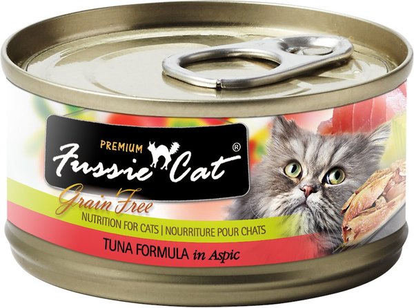 Fussie Cat Premium Tuna Formula in Aspic Grain-Free Canned Cat Food