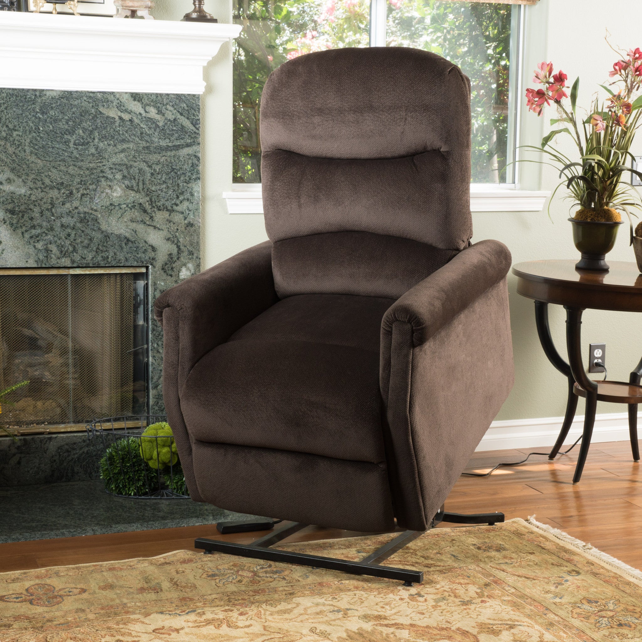 Alan Fabric Lift Up Recliner Chair