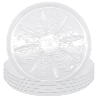 Arcadia Garden Products Heavy-Duty 16 in. Dia. Clear Plastic Saucer (5-Pack) PS21