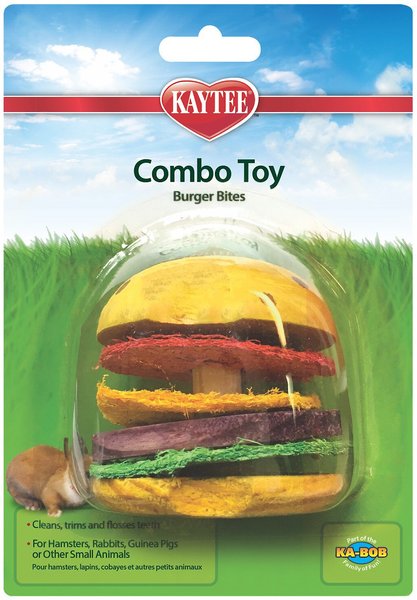 Kaytee Burger Bites Combo Small Pet Toy