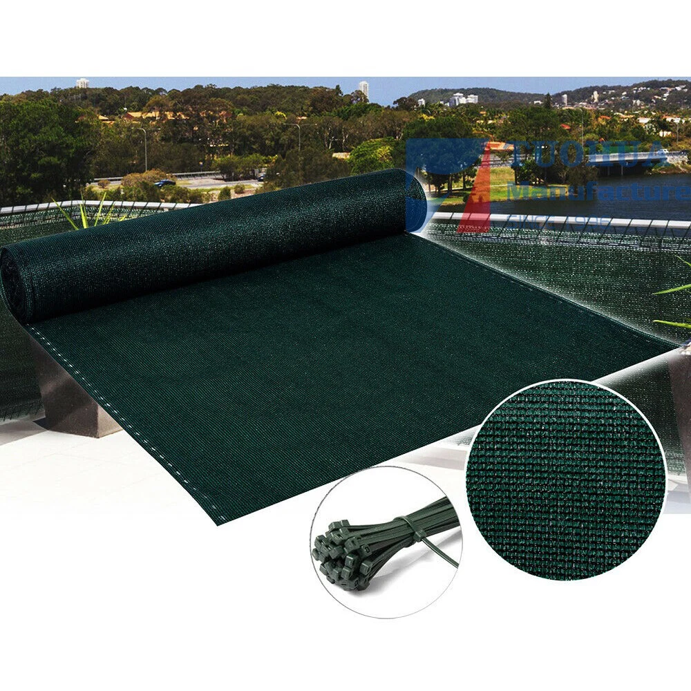 Direct Factory supply Fence Cover Summer Sunshade Net Courtyard Patio Balcony Garden Privacy Screen