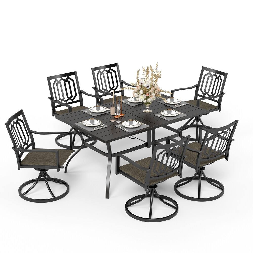 7 Piece Patio Dining Set  60\