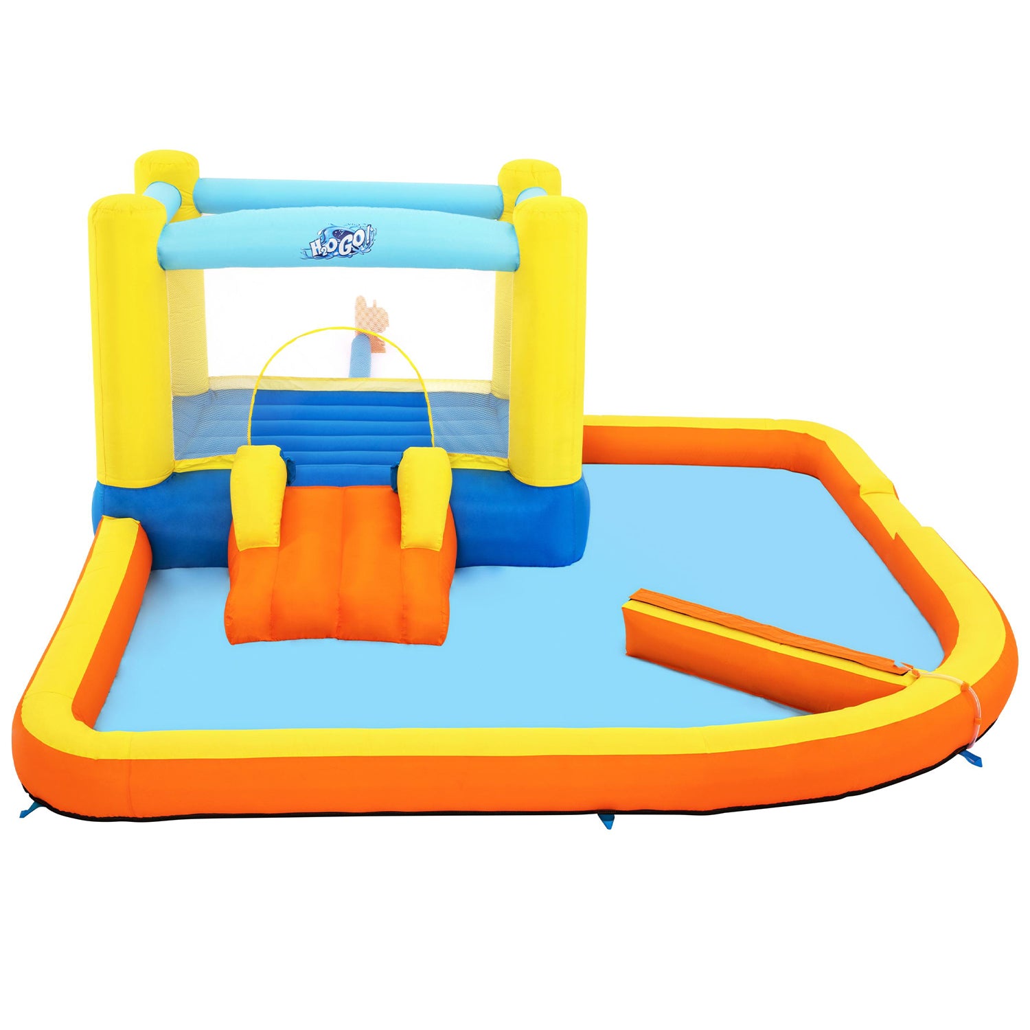 Bestway H2OGO! Beach Bounce Kids Inflatable Outdoor Water Park with Air Blower