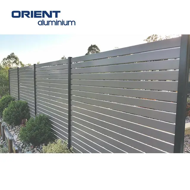 Factory Direct Supply Metal Garden Fence Screens/Privacy Fence Panel Available in Black and White 3D Sample Models Supported