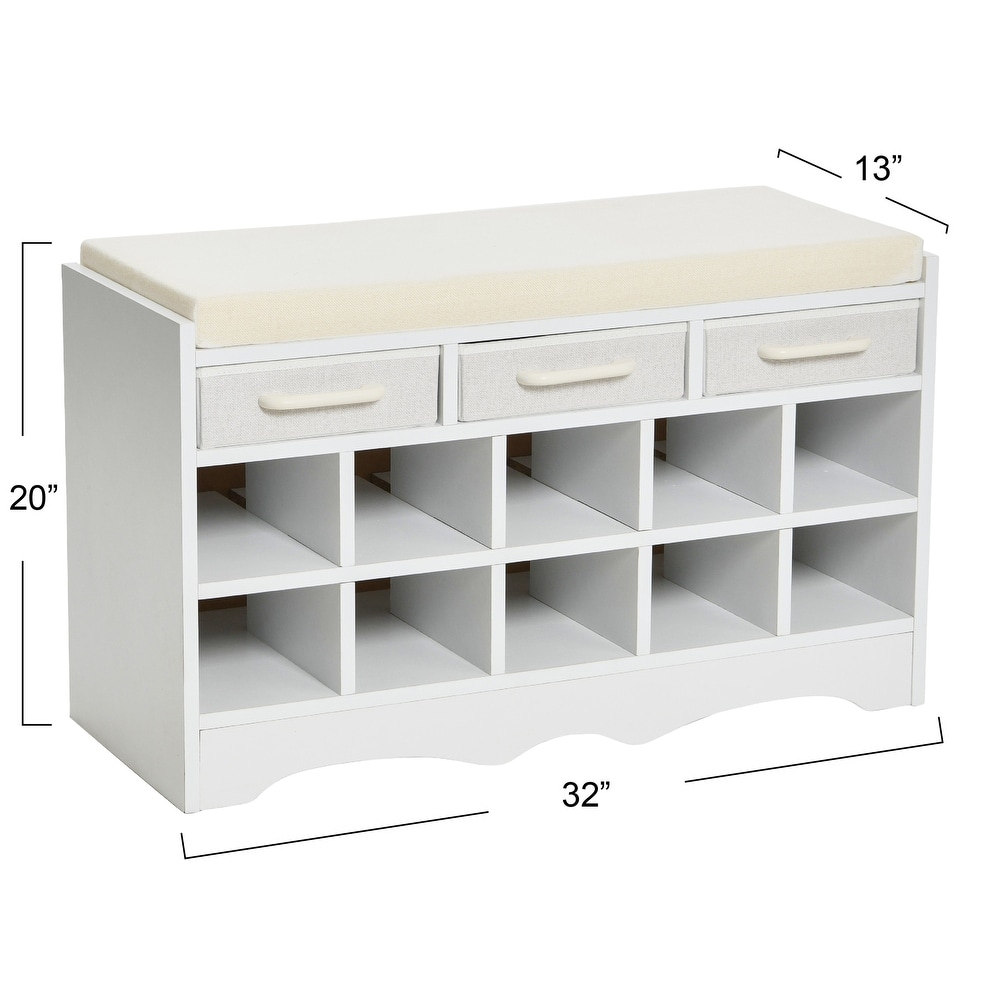 Entryway Storage Bench   12.8\