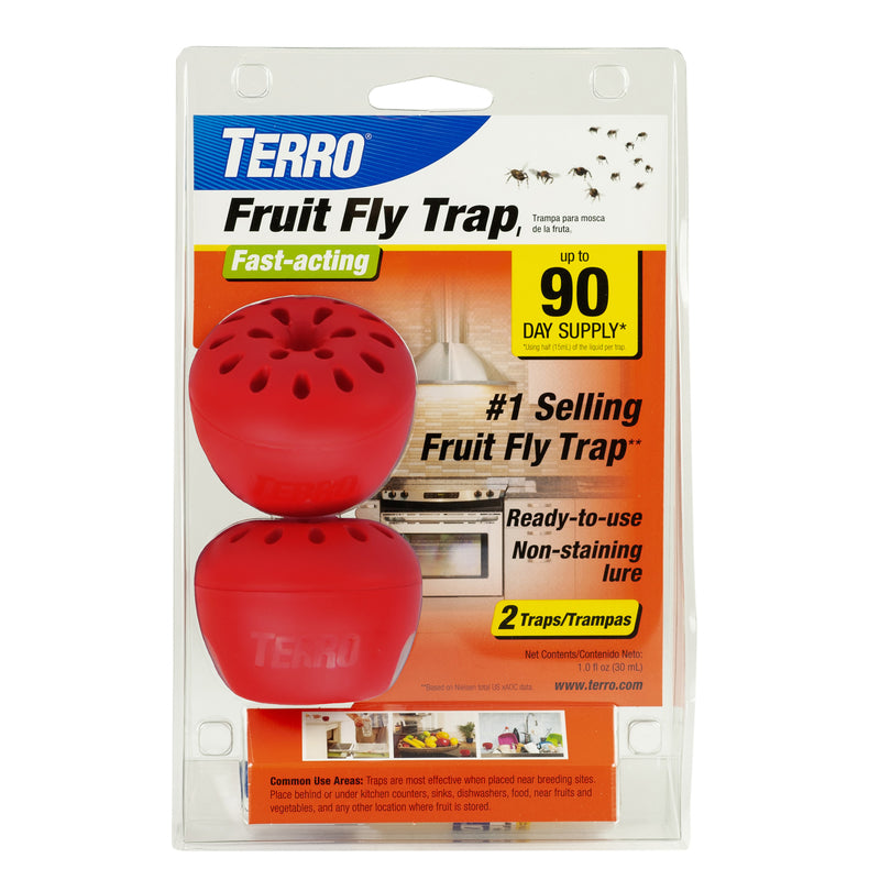 TERRO FRUIT FLY TRAP 2PK