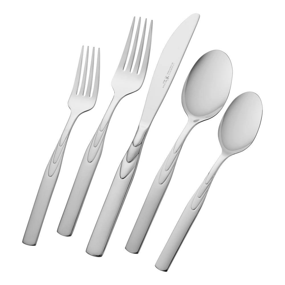 J.A. HENCKELS INTERNATIONAL Rapture 45-Piece 1810 Stainless Steel Flatware Set (Service for 8) 22555-345