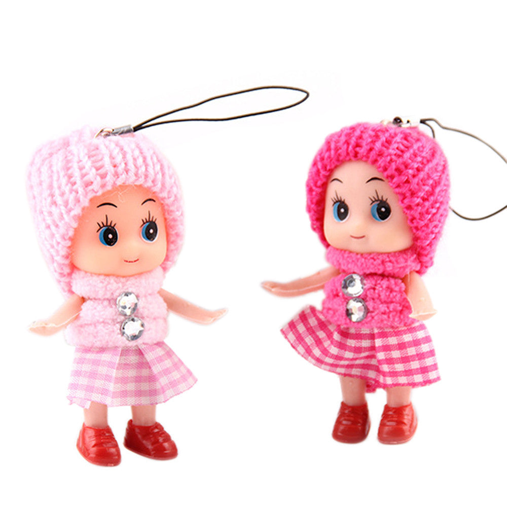 Aimik 5Pcs Kids Toys Soft Interactive Baby Dolls Toy Mini Doll For Girls and Boys Hot