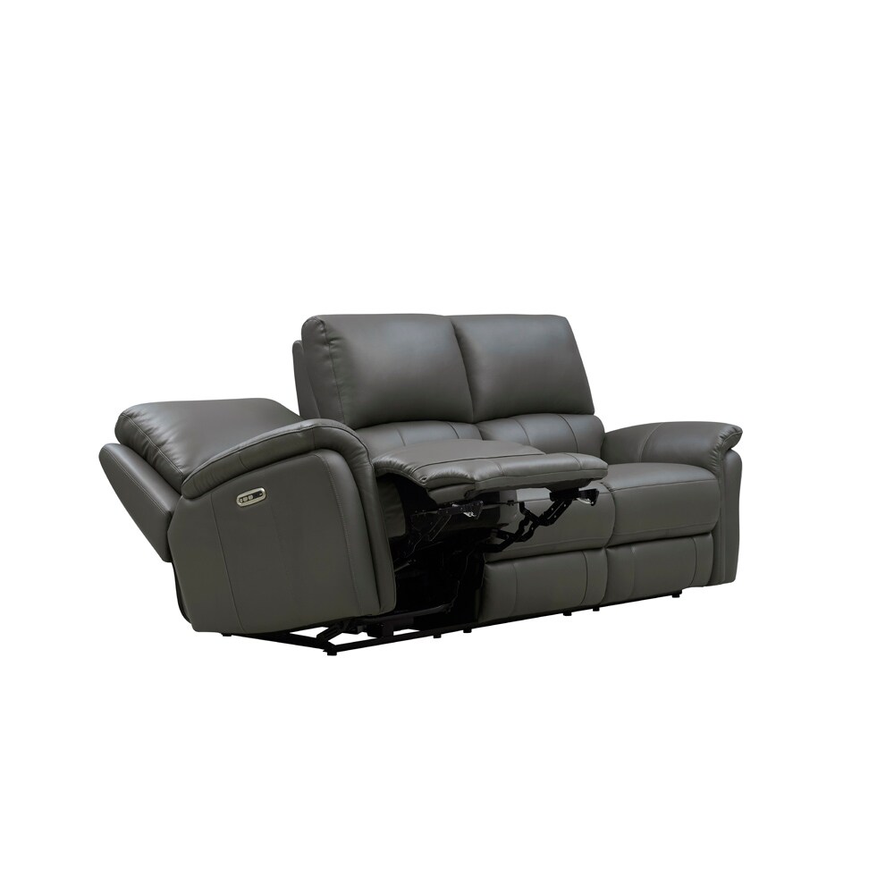 Hydeline Erindale Zero Gravity Power Recline and Headrest Top Grain Leather Sofa and Loveseat with Built in USB Ports