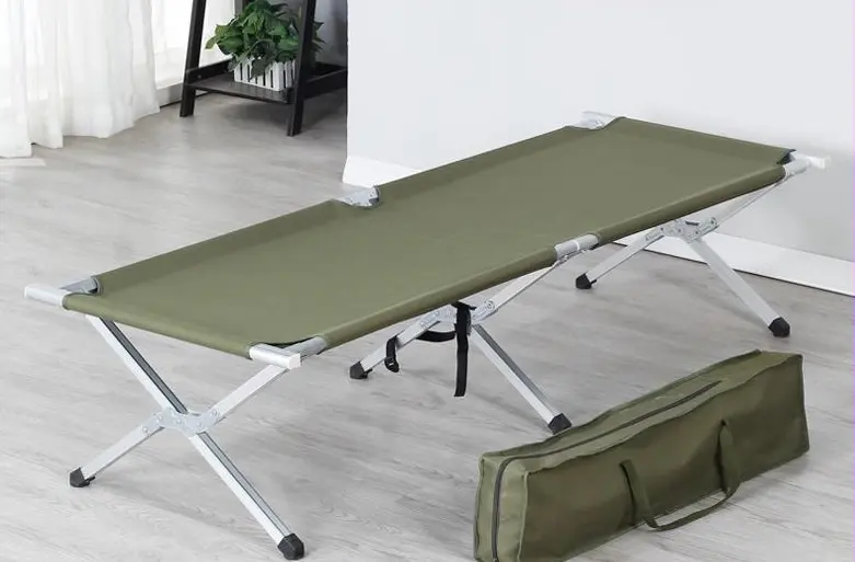 Hiking Lightweight Aluminum Portable Camping Folding Cot Bed