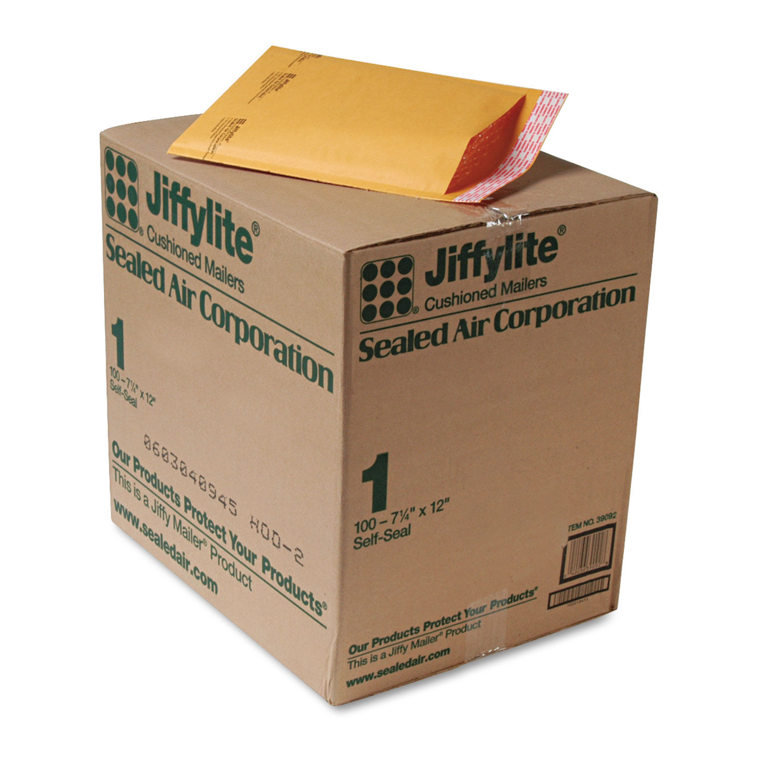 Jiffylite Self-Seal Bubble Mailer by Sealed Air SEL39092