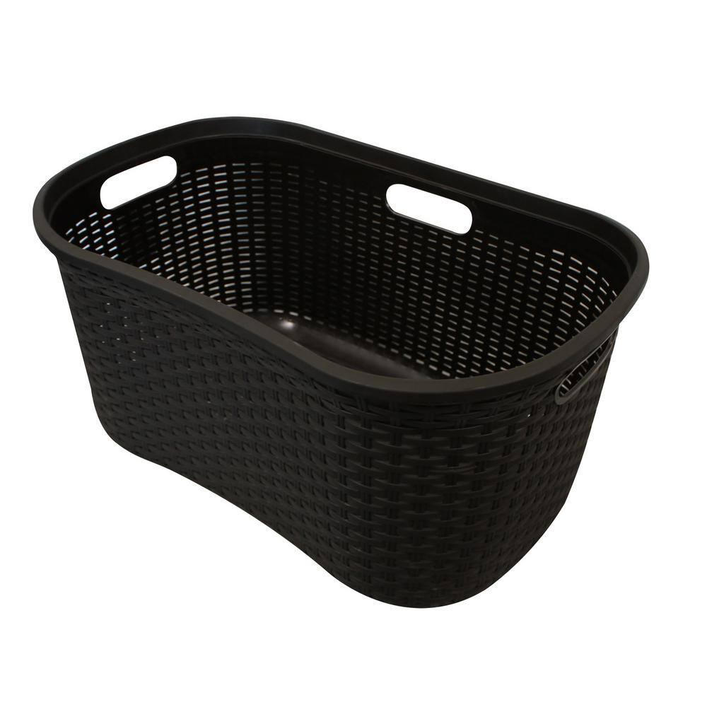 Modern Homes 40 L Laundry Basket Brown 67532