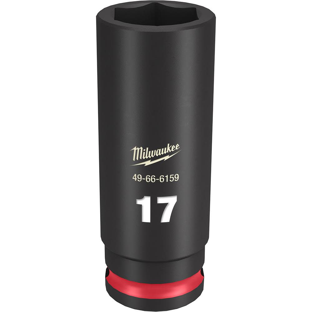 Milwaukee SHOCKWAVE Impact Duty Socket 3/8 Drive 17MM Deep 6 Point 49-66-6159 from Milwaukee