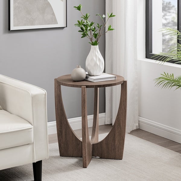 Middlebrook Contemporary Arch-Base Side Table