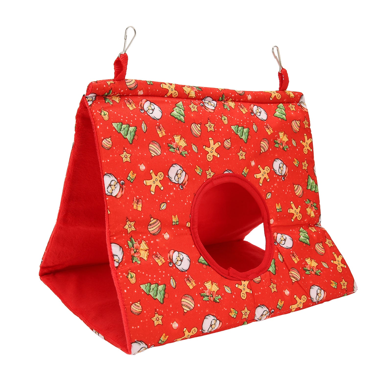 Hanging Bed， Vibrant Colors  Hanging Tent  For Hiding For Playing S Red Christmas