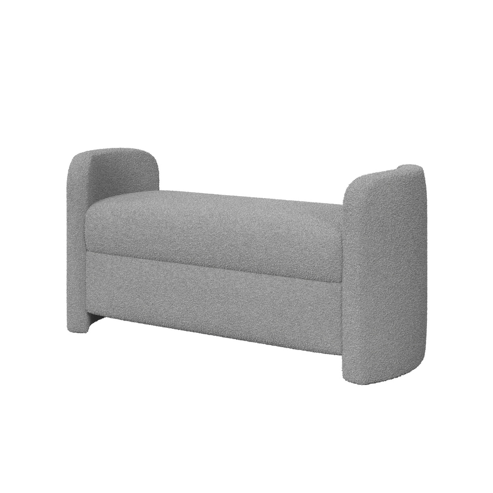Leven Upholstered Bench with Arms