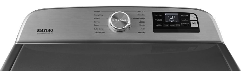 Maytag MED8230HC Smart Capable Top Load Electric Dryer With Extra Power Button - 8.8 Cu. Ft.