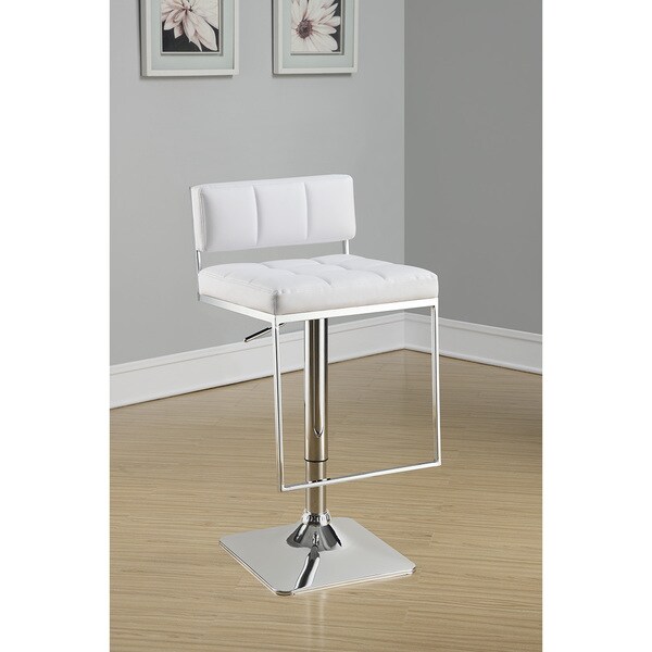 Coaster Furniture Alameda Adjustable Chrome Base Bar Stool