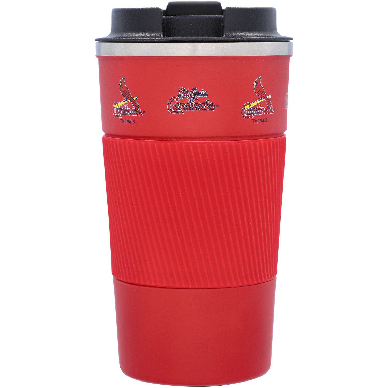 St. Louis Cardinals 18oz Coffee Tumbler with Silicone Grip